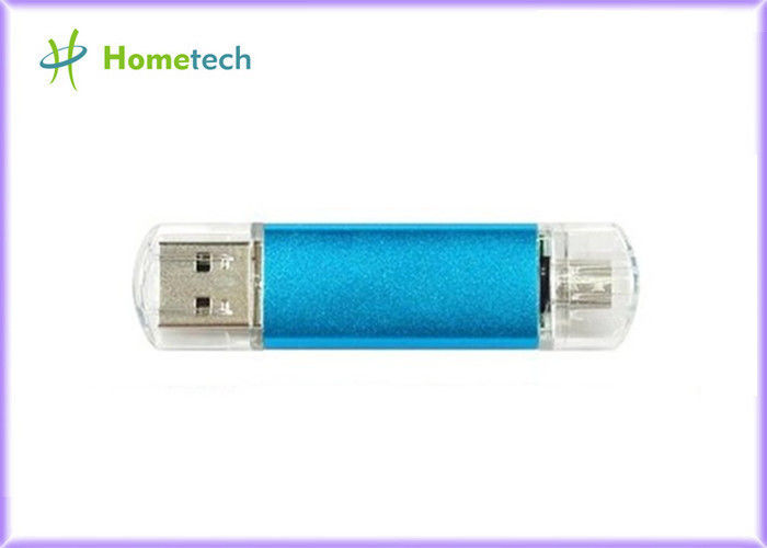 Movimentação do flash de USB do telefone celular do OEM, micro movimentação do flash de USB do porto duplo com o micro Usb para Android